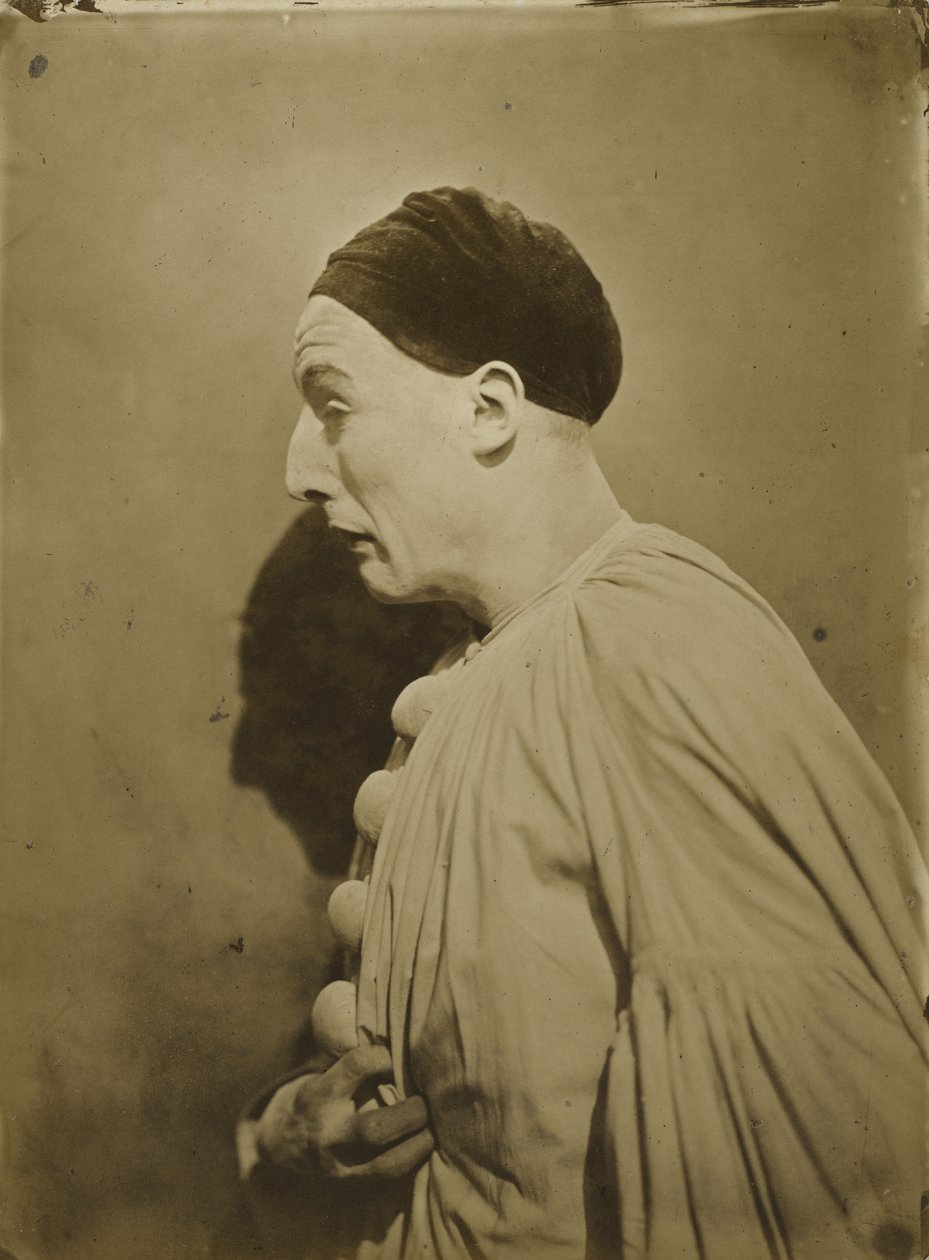 Pierrot in Pain ، 1854 (طباعة ورقة مملحة) بواسطة نادار