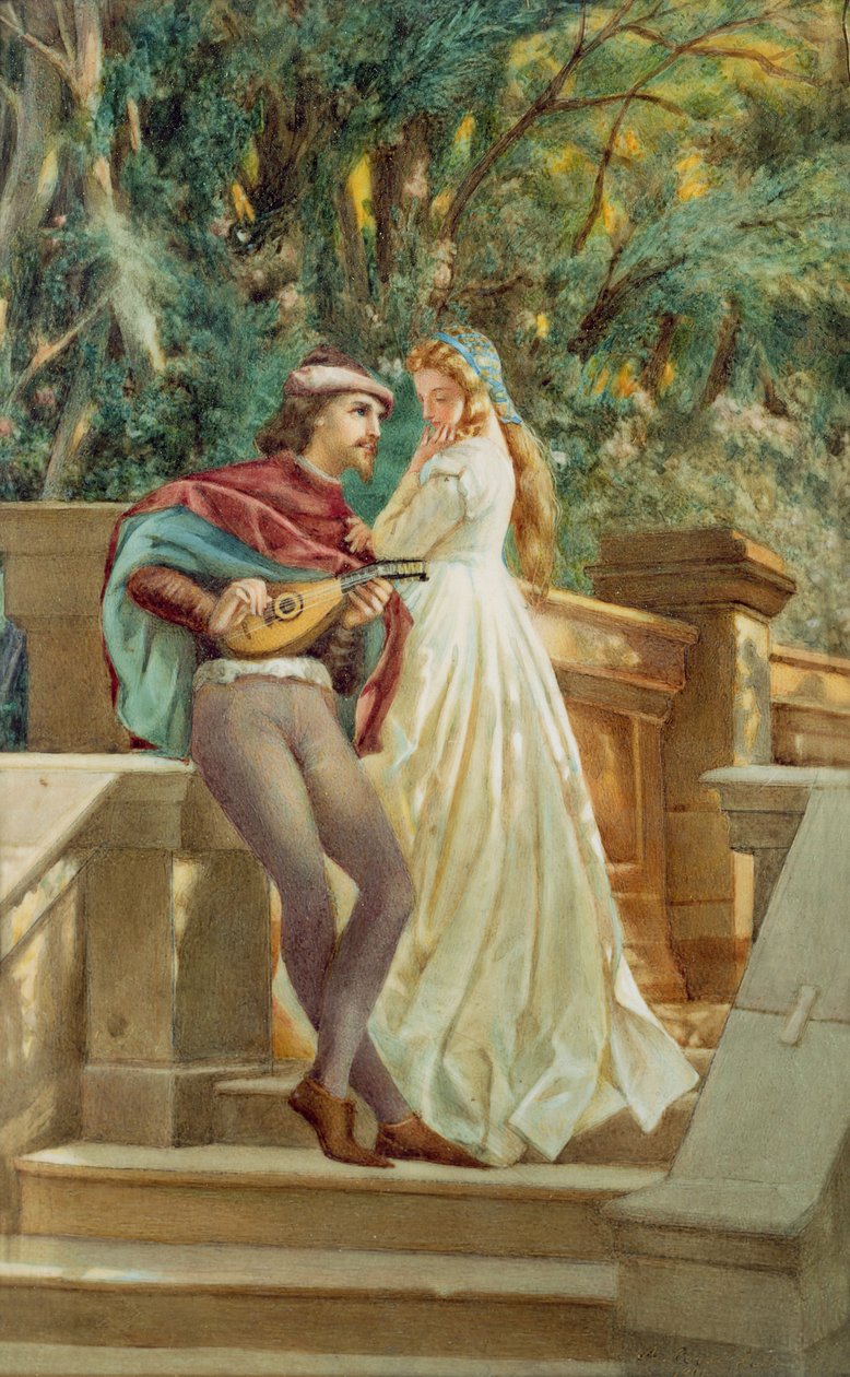 The Serenade ، 1901 (مرحاض على العاج) بواسطة أ. كورسي لالي