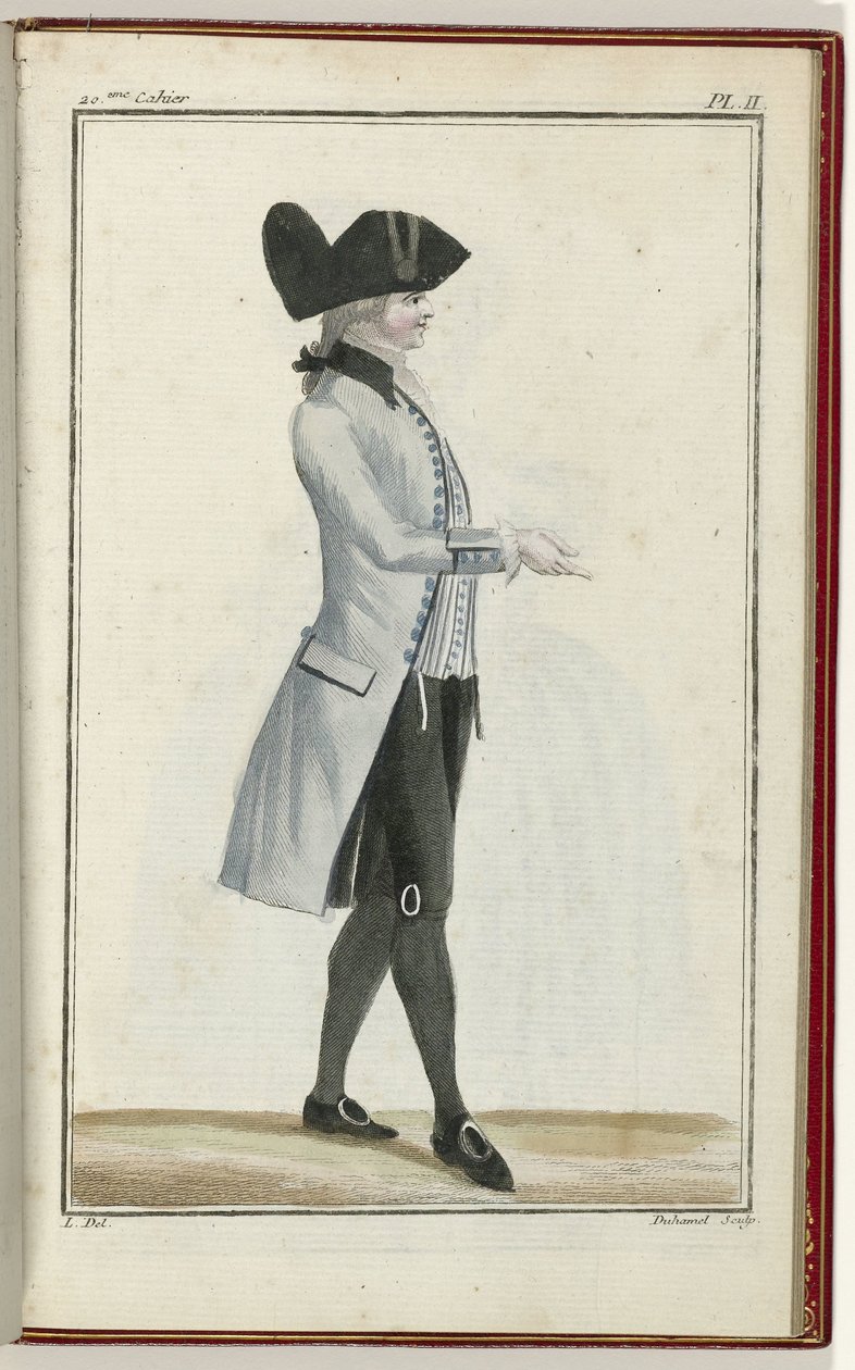 Cabinet des Modes or New Modes ، 1 سبتمبر 1786 ، رر. ثانيًا بواسطة AB Duhamel