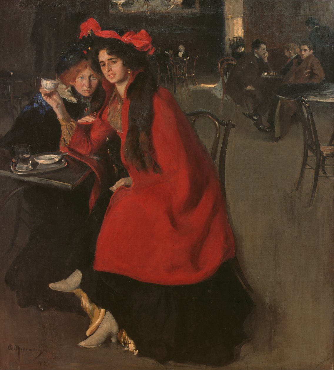 في مقهى ، 1902 بواسطة AA Murashko