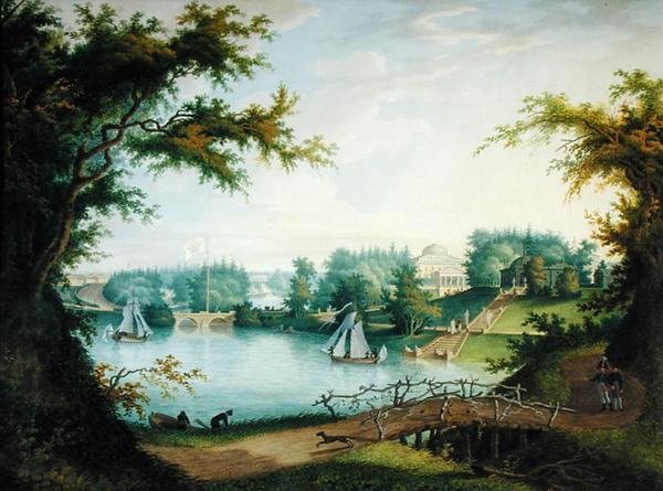 الجسر الحجري العظيم وخطوات مارينثال ، 1803 بواسطة أ. بوجريف