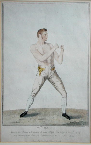 وم. نشر إيلز ، الأستاذ العلمي في موقفه من الدفاع عن النفس ، عام 1819 (حفر) بواسطة أ. ايستون