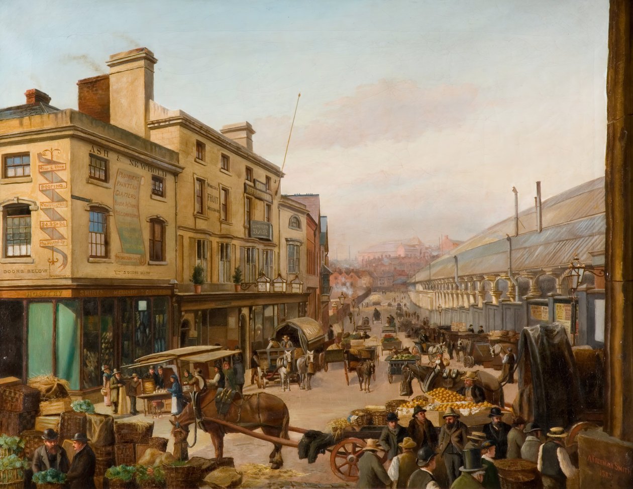 شارع ورسستر ، برمنغهام ، 1883. بواسطة أ.فريمان سميث