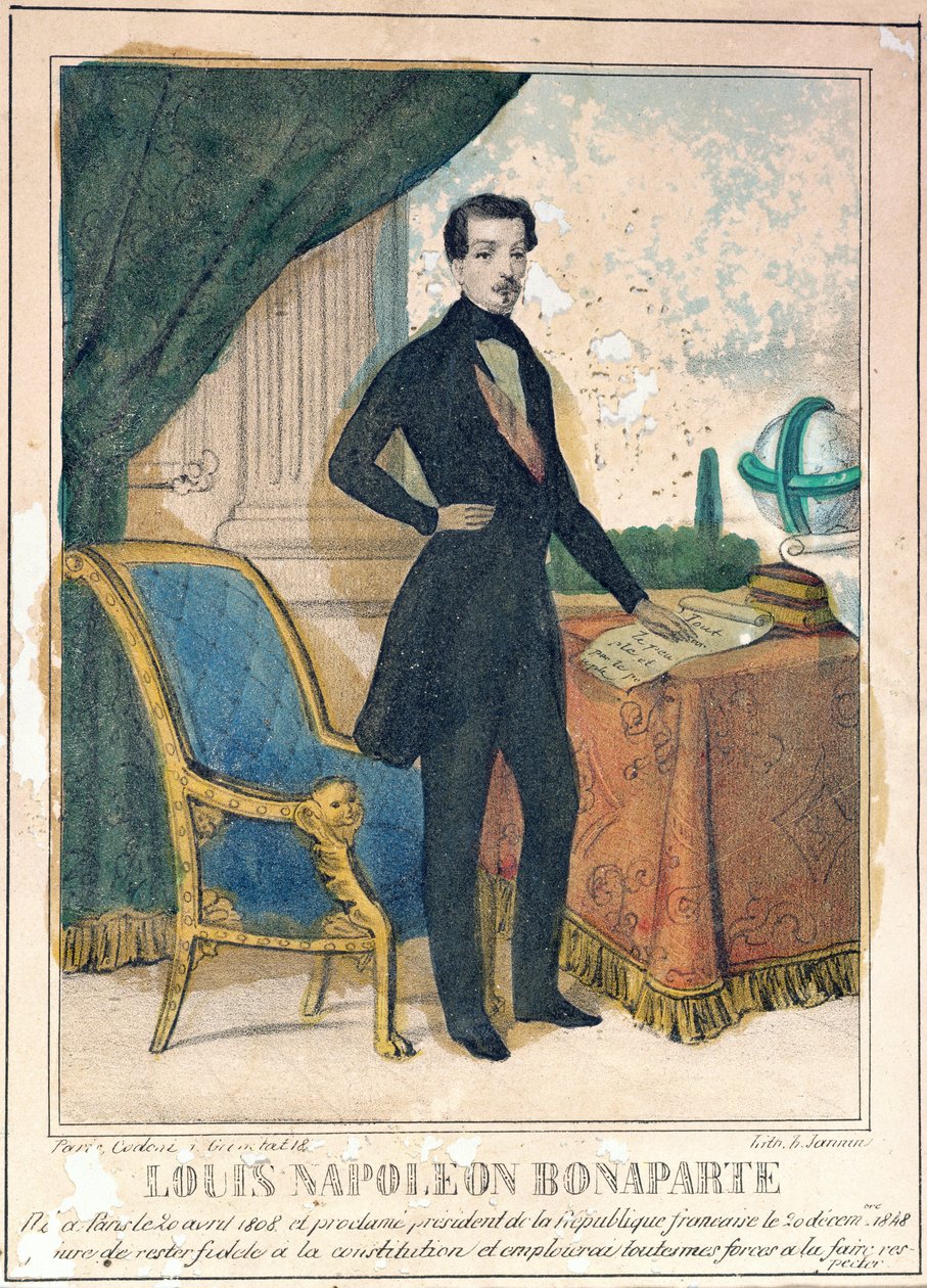 لويس نابليون بونابرت (1808-73) المستقبل نابليون الثالث ، ج .1849 بواسطة جنين