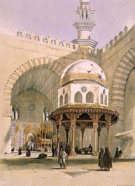 مسجد السلطان حسن بالقاهرة. 1846 (ليثو) بواسطة أ.مارجريتا بور
