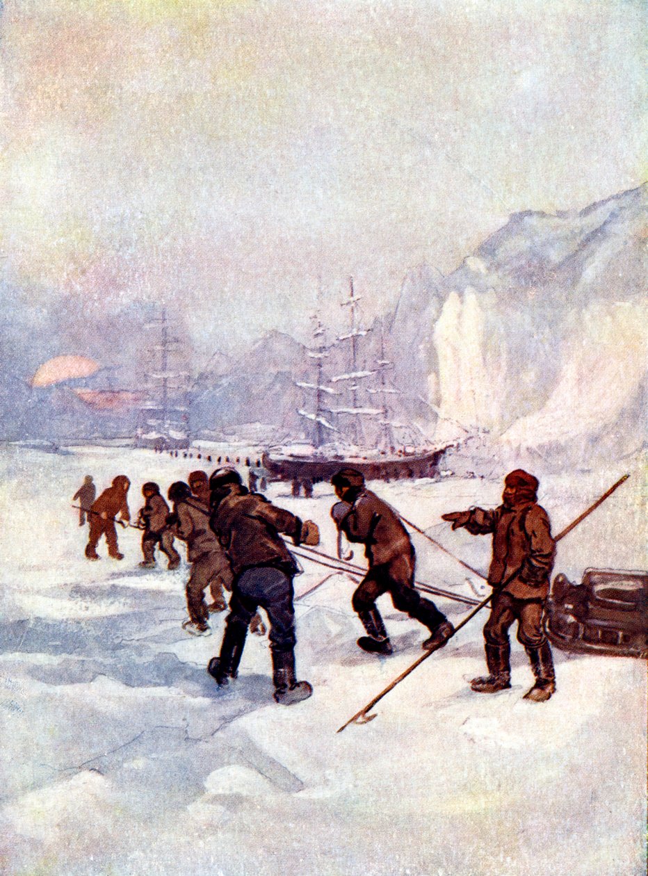 تم استدعاء السفن الإرهاب و Erebus ، 1847 ، 1905. بواسطة AS فورست