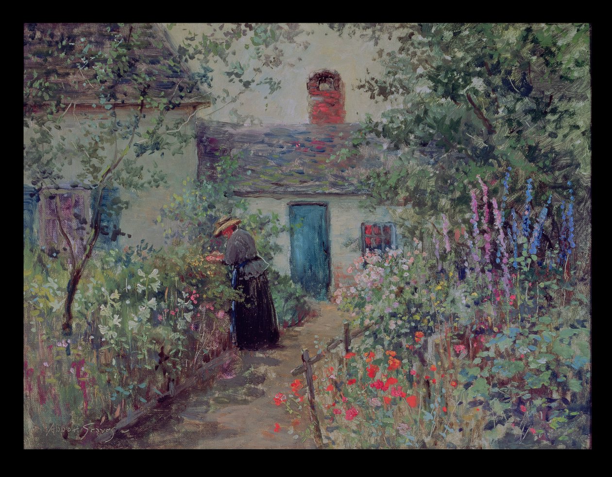 حديقة الزهور ، c.1900 بواسطة أبوت فولر جريفز