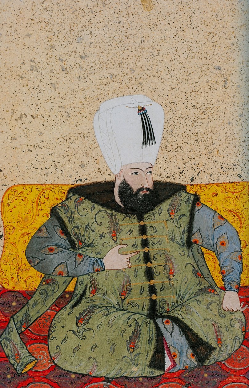 أحمد الأول 1590-1617 ، سلطان الدولة العثمانية ، حوالي 1705 بواسطة عبد الجليل ليفني