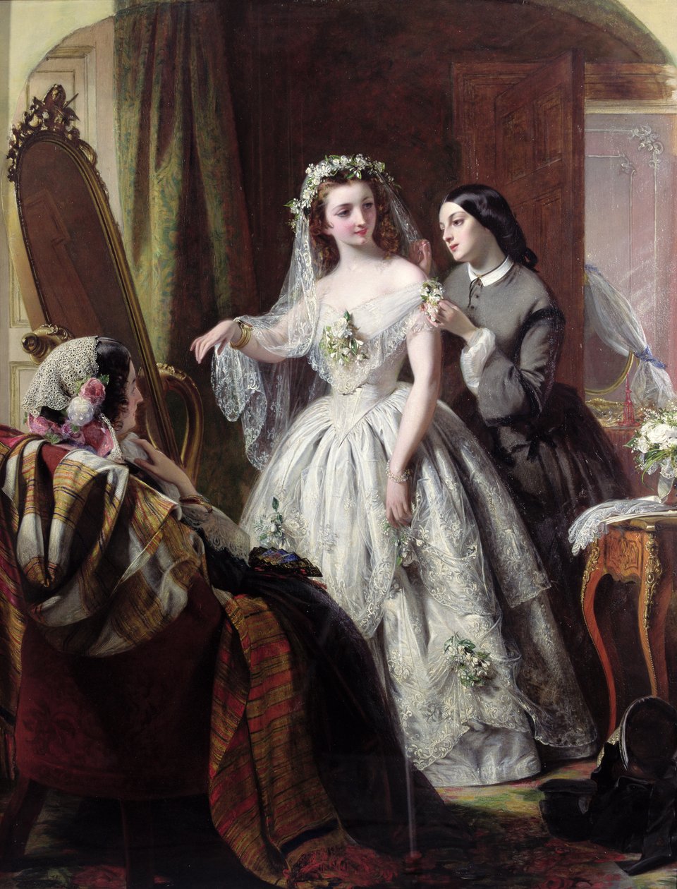 العروس ، 1856 (انظر أيضًا 112995) بواسطة ابراهام سليمان