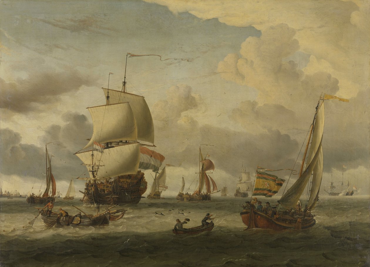 طريق Enkhuizen في الطريق بواسطة ابراهام ستورك
