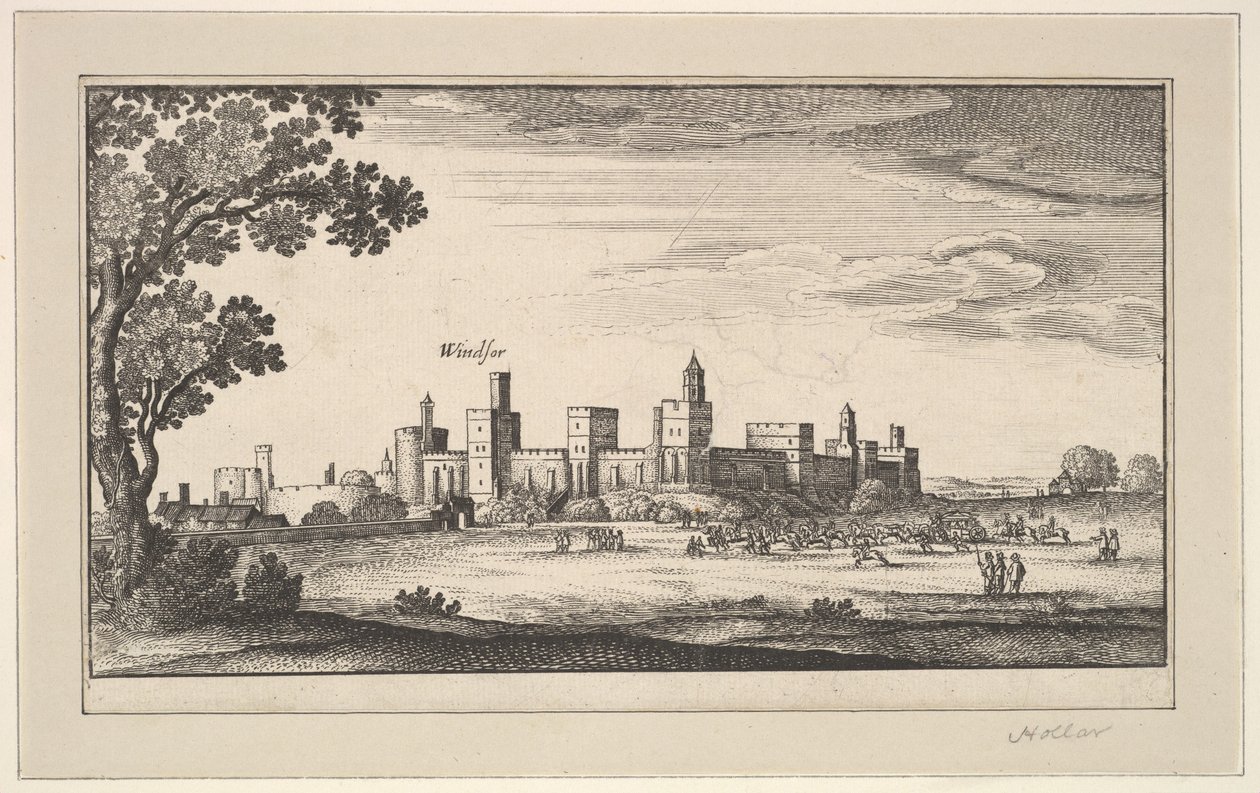 وندسور ، بعد عام 1644. بواسطة ابراهام اوبري
