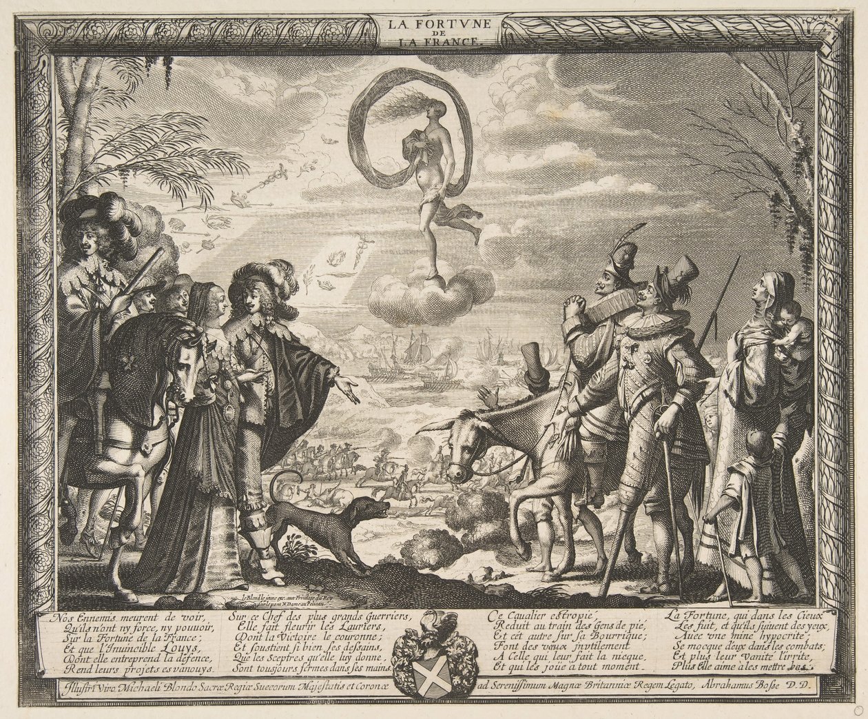 ثروة فرنسا لصالح لا فورتشن دي لا فرنسا ، كاليفورنيا. 1635-37. بواسطة إبراهيم بوس