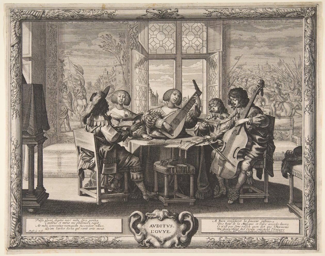 السمع ، كاليفورنيا. 1638. بواسطة إبراهيم بوس