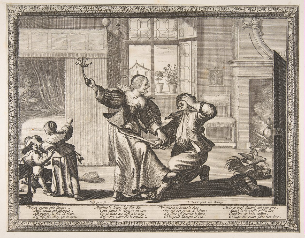 الخافق الزوج ، كاليفورنيا. 1633. بواسطة إبراهيم بوس