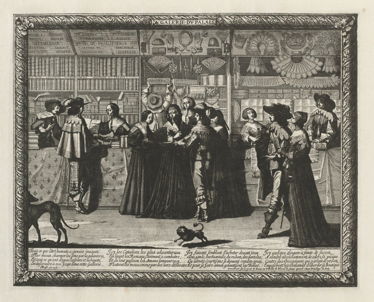 غاليري باريس ، 1640. بواسطة إبراهيم بوس