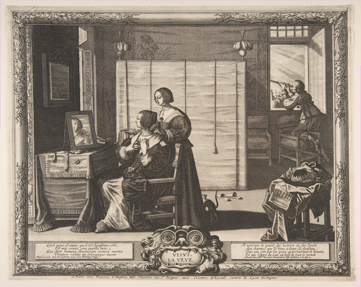 البصر ، 1635-38. بواسطة إبراهيم بوس