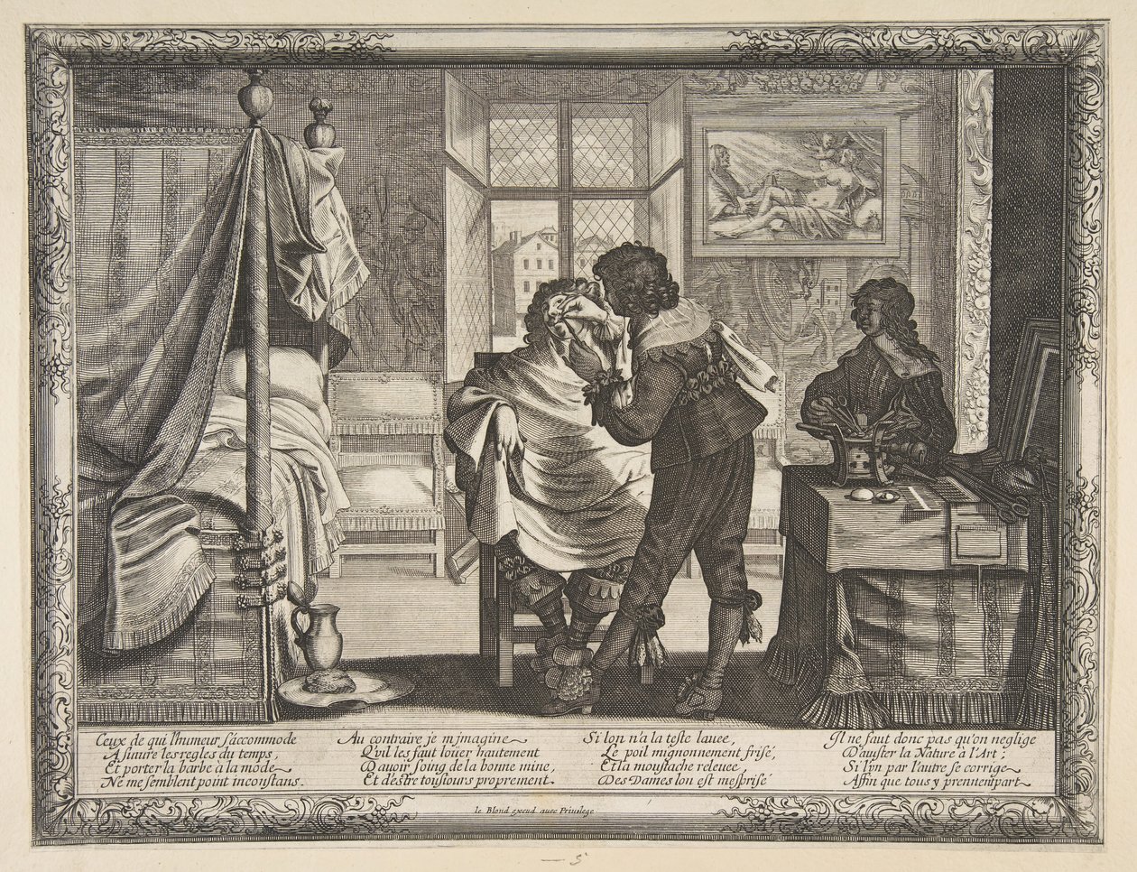 الحلاق الحلاق ، كاليفورنيا. 1632-333. بواسطة إبراهيم بوس