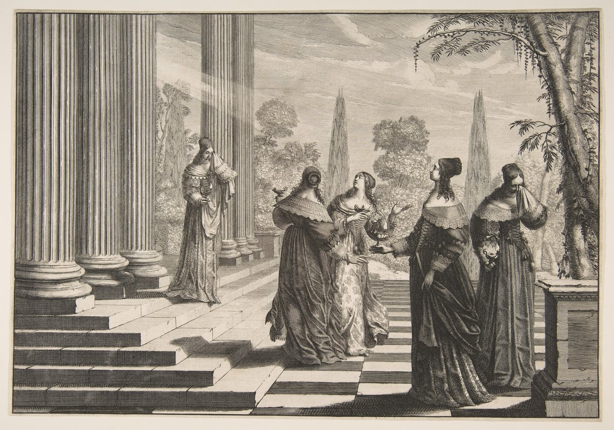 رفض العذارى الأحمق ، كاليفورنيا. 1635. بواسطة إبراهيم بوس