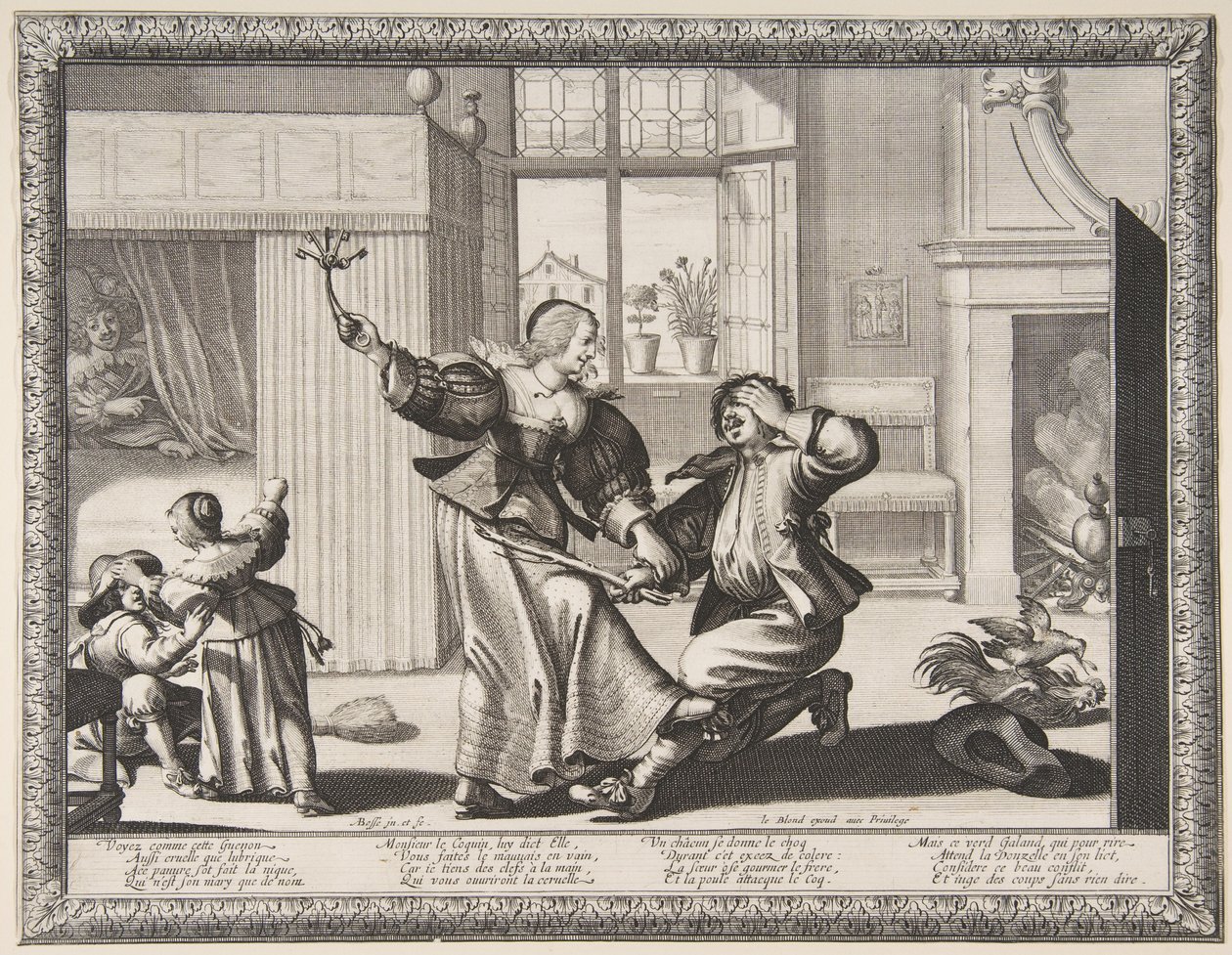 الخافق الزوج ، ج .1633 (الحفر والنقش) بواسطة إبراهيم بوس