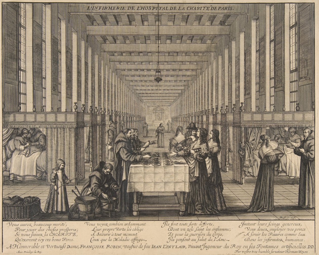 عيادة مستشفى البر ، كاليفورنيا. 1639. بواسطة إبراهيم بوس