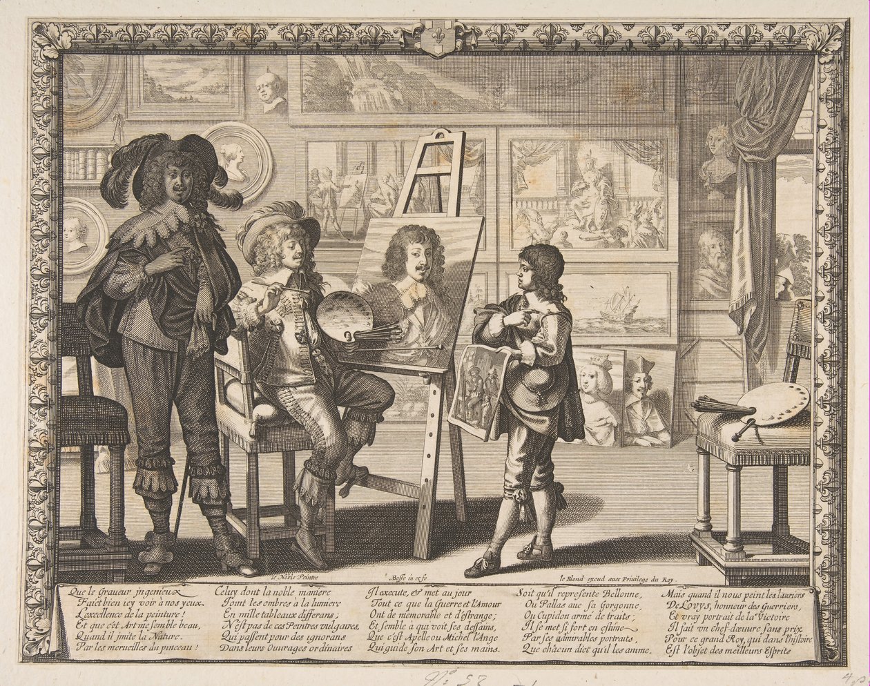 الرسام ، كاليفورنيا. 1642. بواسطة إبراهيم بوس