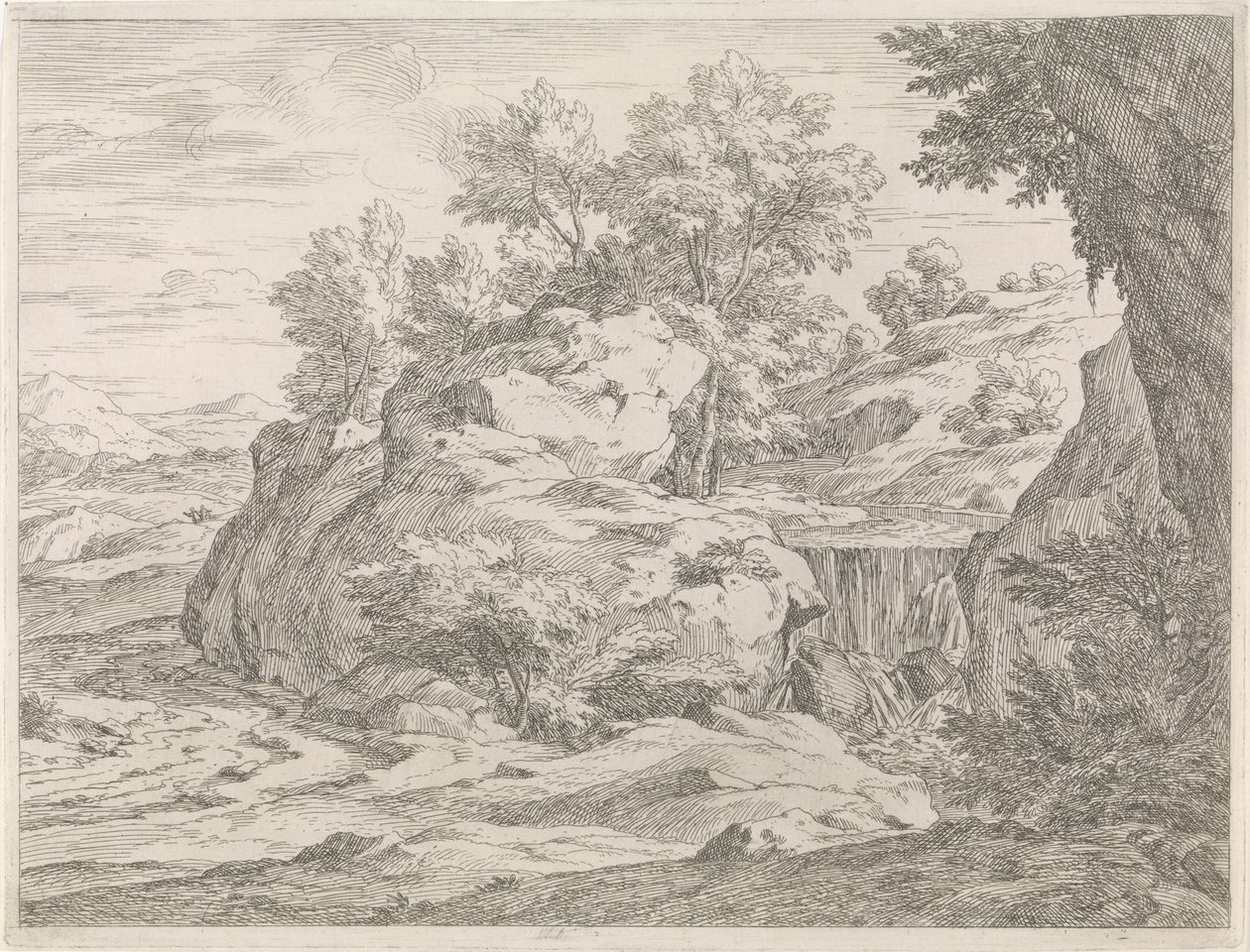 منظر طبيعي مع شلال River Landscapes (عنوان السلسلة) بواسطة ابراهام جينويلز