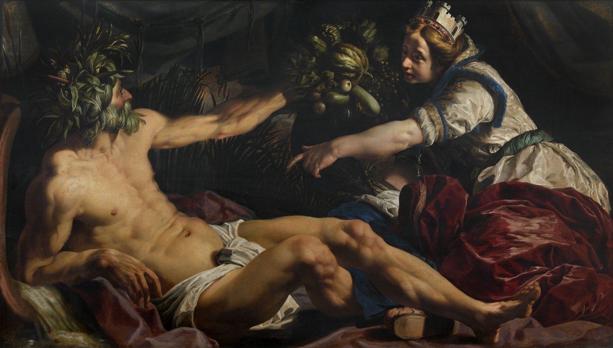 Scaldis و Antverpia Scheldt and Antwerp ، 1609. بواسطة ابراهام يانسنس