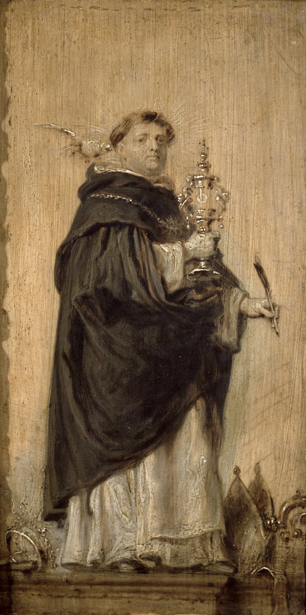 سانت توماس الاكويني ، c.1640-50 (لوحة) بواسطة إبراهيم جانز. فان ديبينبيك