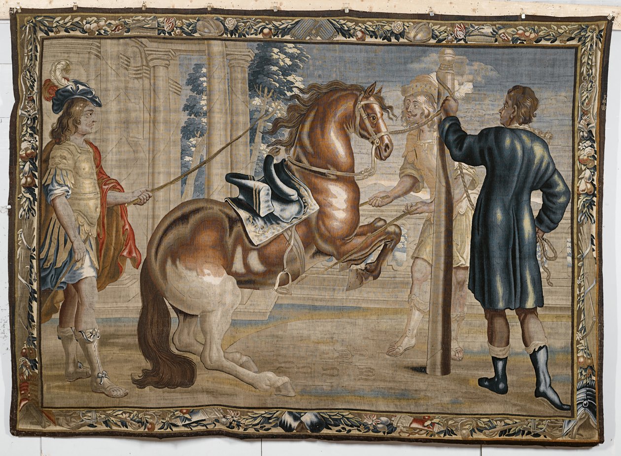 وليام كافنديش مع حصان ، 1660 بواسطة إبراهيم جانز. فان بعد Diepenbeeck