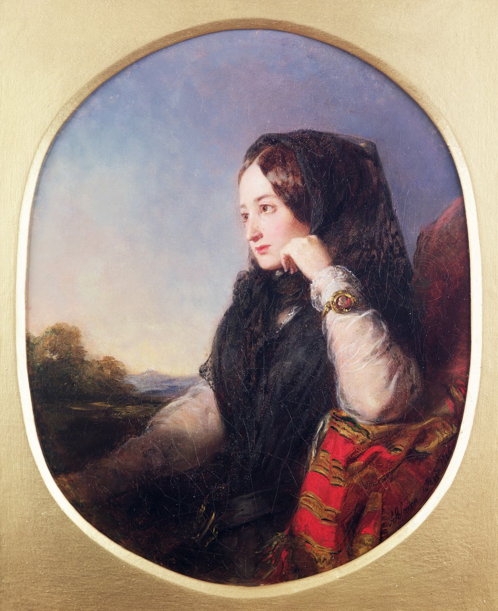 صورة للكونتيسة أوجيني (1826-1920) ، 1846 بواسطة ابراهام سليمان
