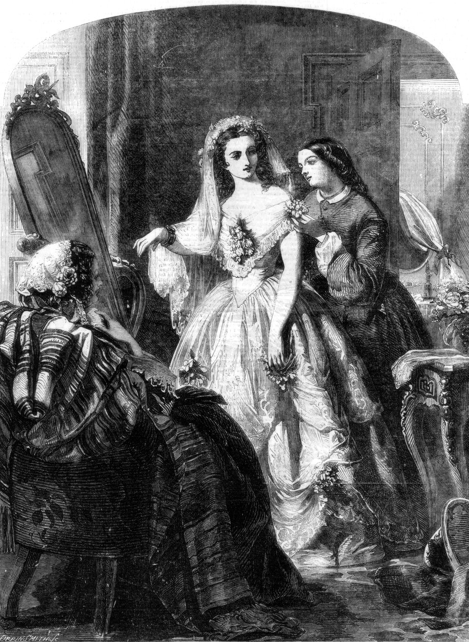 العروس ، 1856. بواسطة ابراهام سليمان