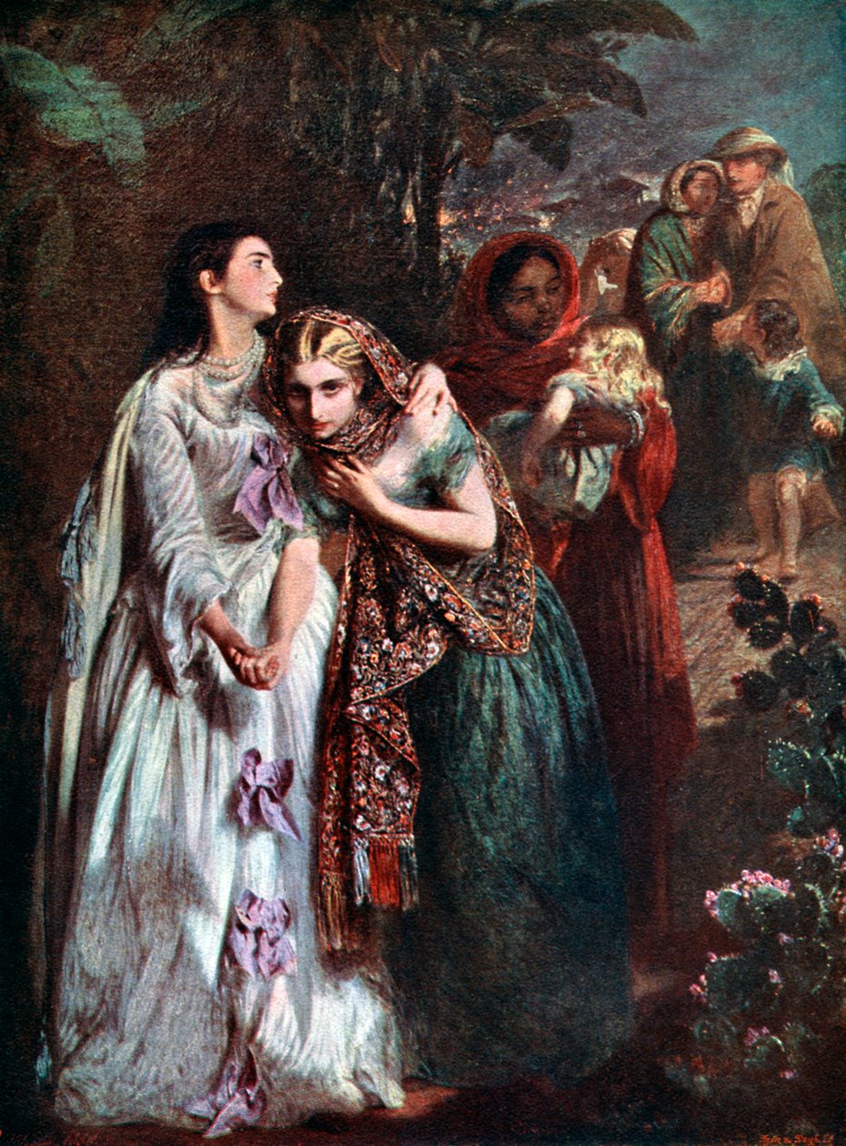 الرحلة من لكناو ، 1858 ، c1920 بواسطة ابراهام سليمان