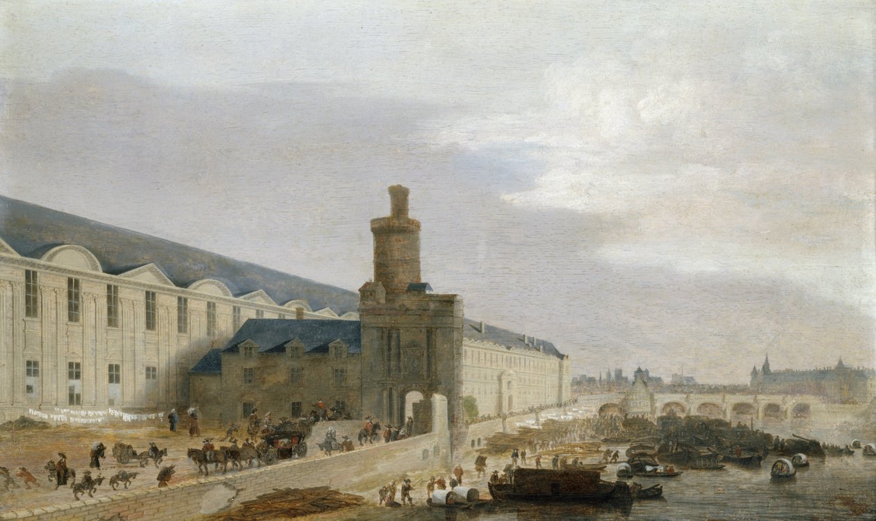 المعرض الكبير في متحف اللوفر ، ج. 1640. بواسطة إبراهيم دي فيروير
