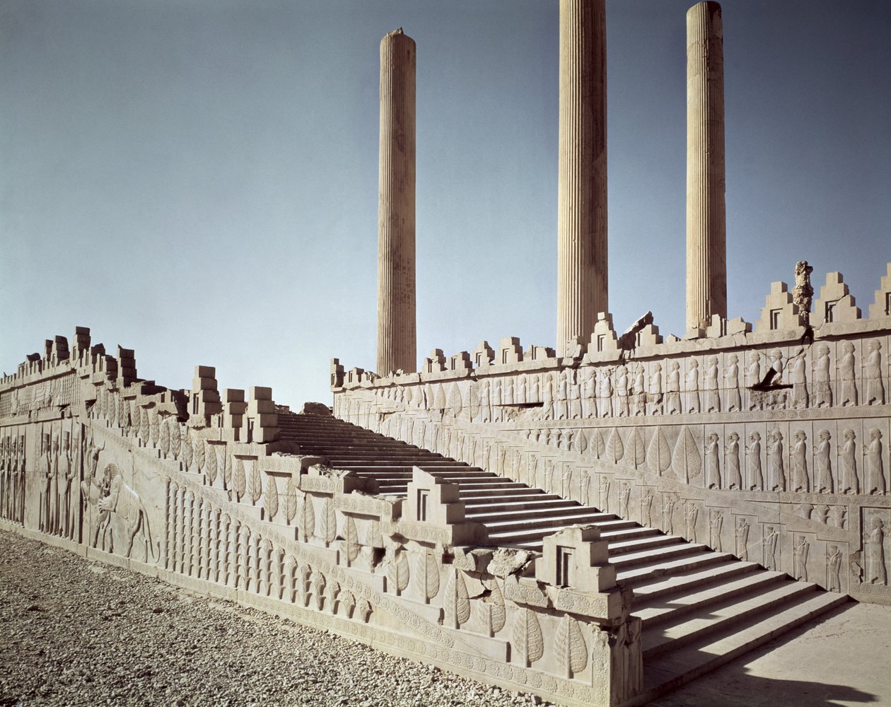 منظر السلم الشرقي لأبادانا (قاعة الجمهور) ج 515 قبل الميلاد بواسطة الأخمينية