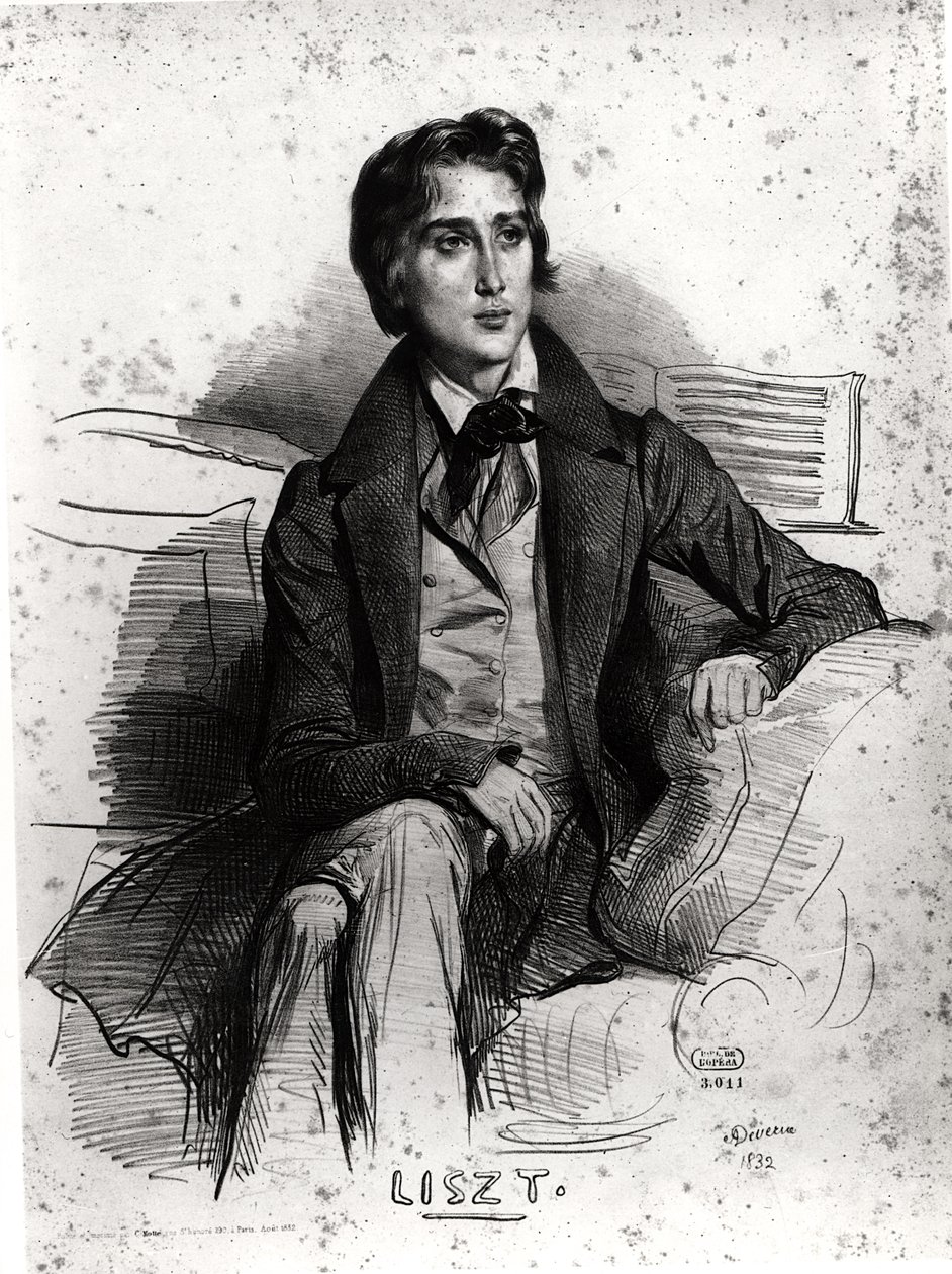 صورة فرانز ليزت (1811-1886) أغسطس 1832 بواسطة أخيل ديفيريا
