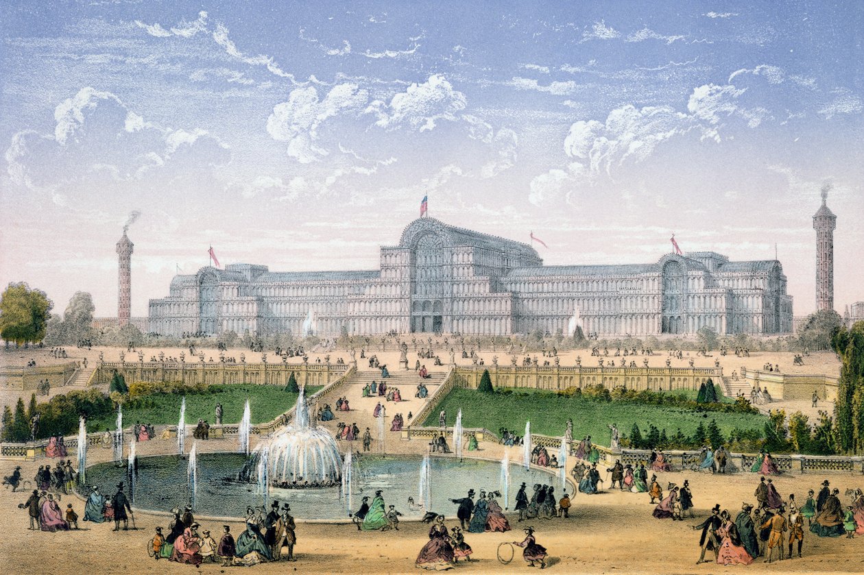 كريستال بالاس ، سيدينهام ، c.1862 بواسطة أخيل لويس مارتينيت