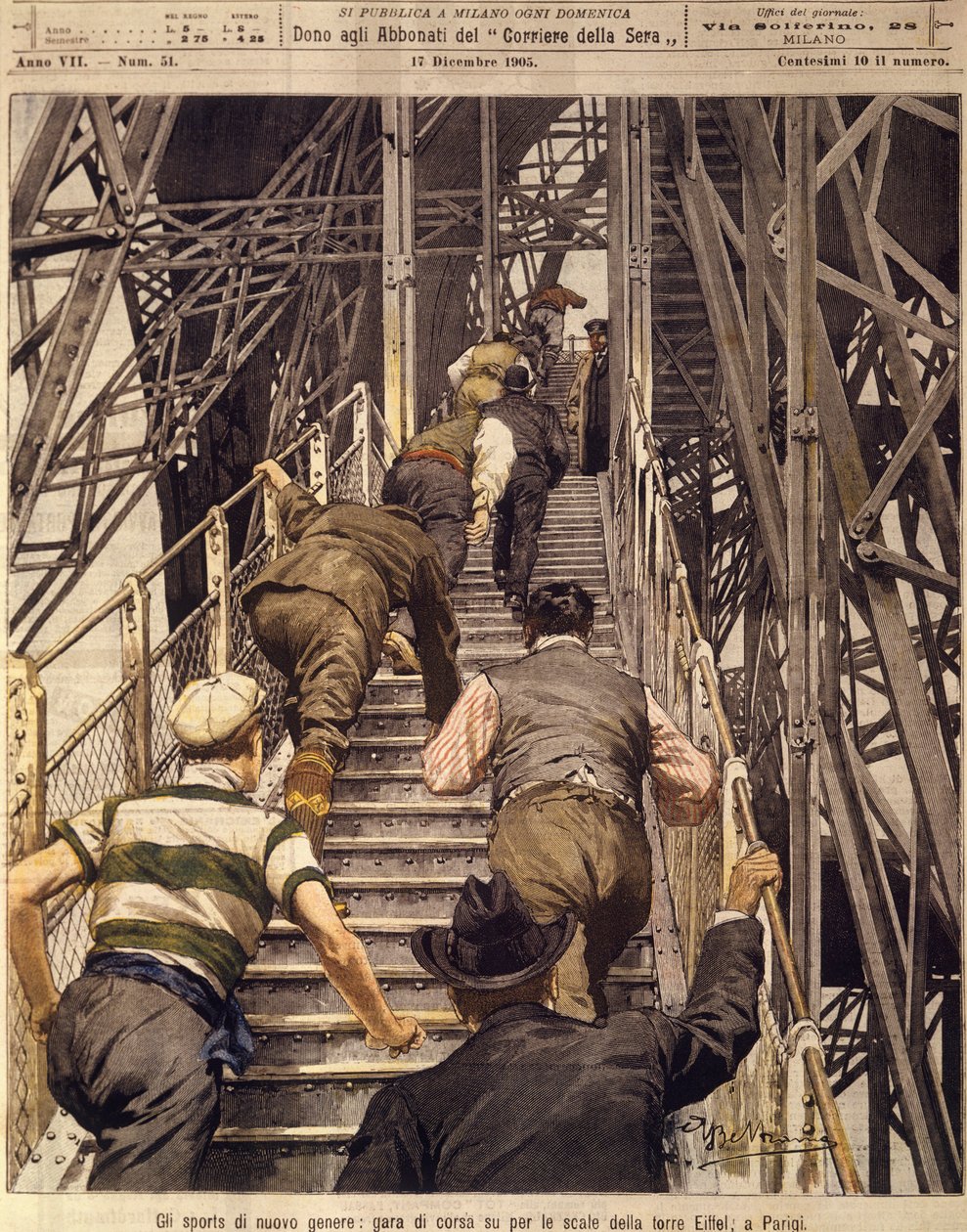 New sports: running race up the stairs of the Tour Eiffel in Paris, December 17 بواسطة أخيل بيلترام