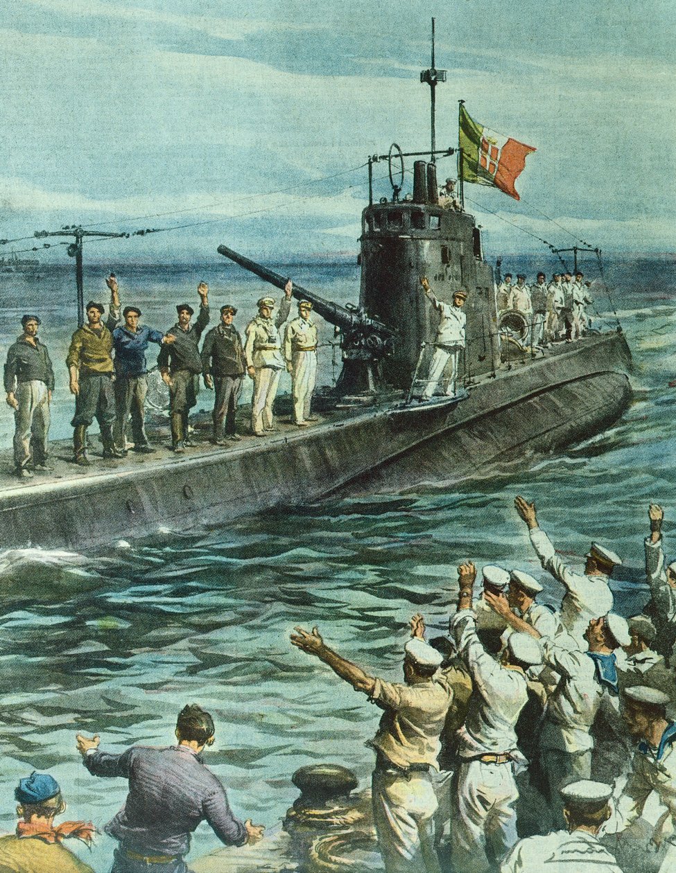 Submarine returning to base, September 7 بواسطة أخيل بيلترام