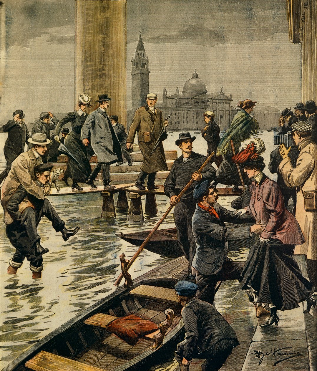The phenomenon of high water in St Mark