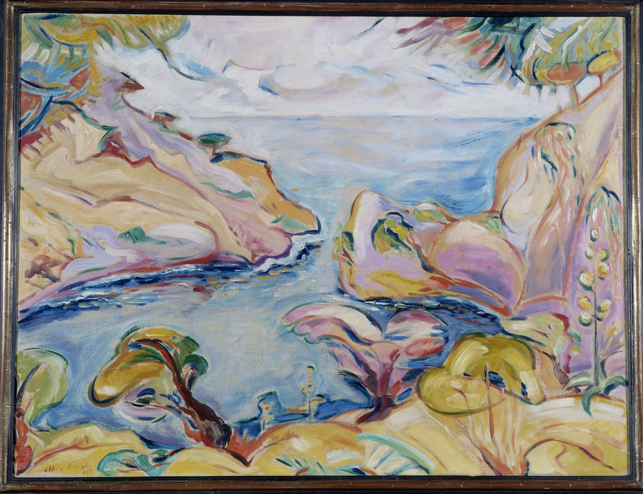 Calanque of Figuerolles في La Ciotat Achille-Emile (Achille Emile) Othon Friesz (1879-1949) 1907 إشارة إلزامية: Collection of the regards de Provence Foundation ، مرسيليا بواسطة أشيل إميل أوثون فريزز