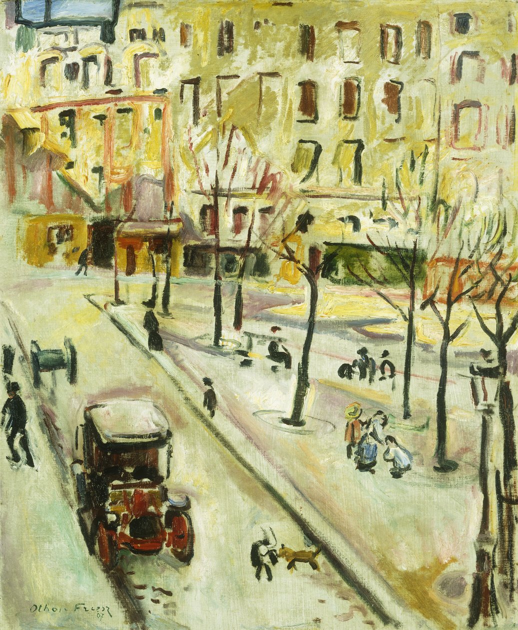 مشهد شارع باريس ؛ Scene de rue، Paris بواسطة أشيل إميل أوثون فريزز