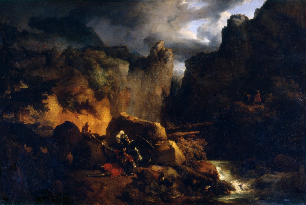 وفاة رولان ، c1818 بواسطة أشيل إتنا ميشالون