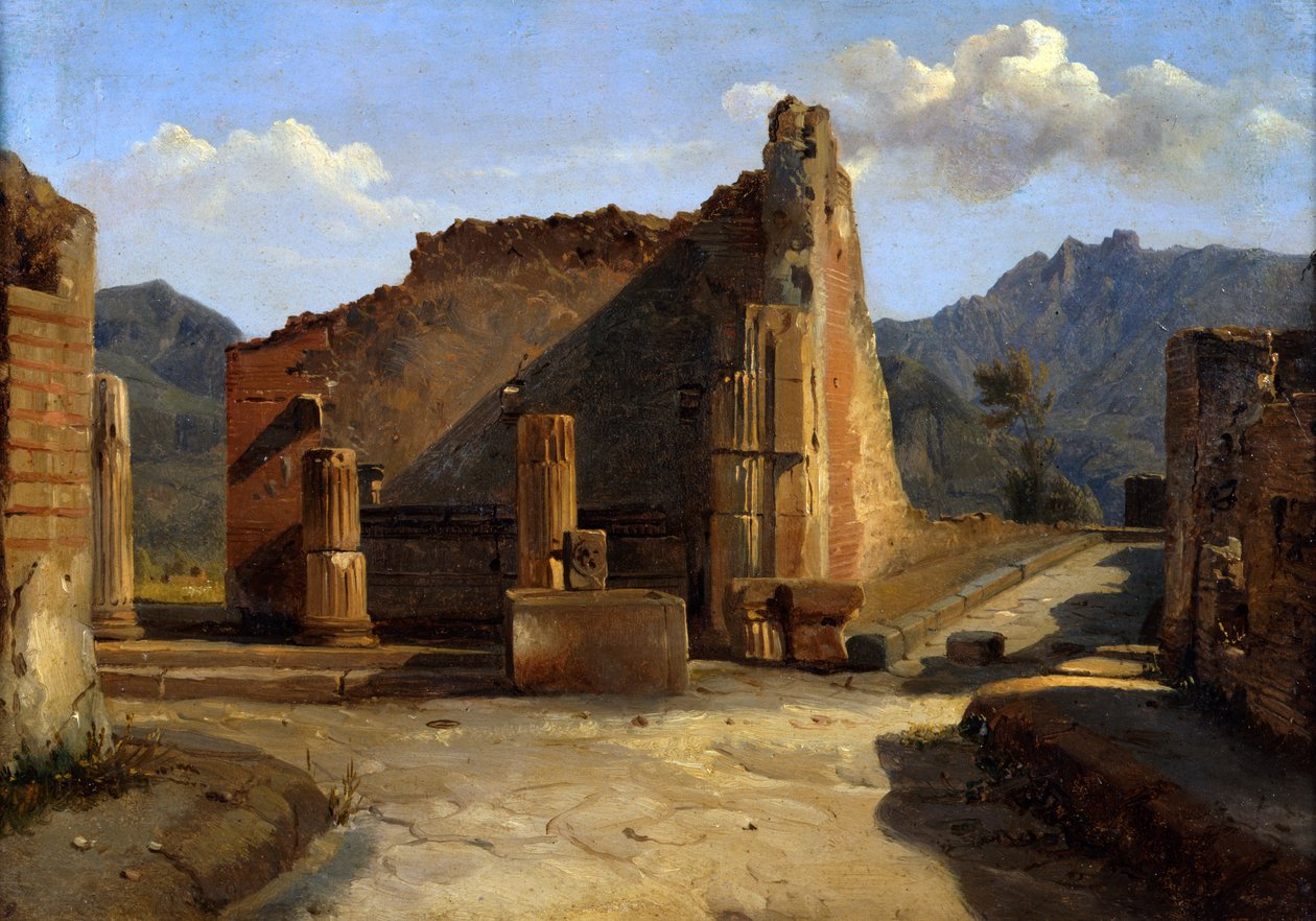منتدى بومبي ، c1816-1822 بواسطة أشيل إتنا ميشالون