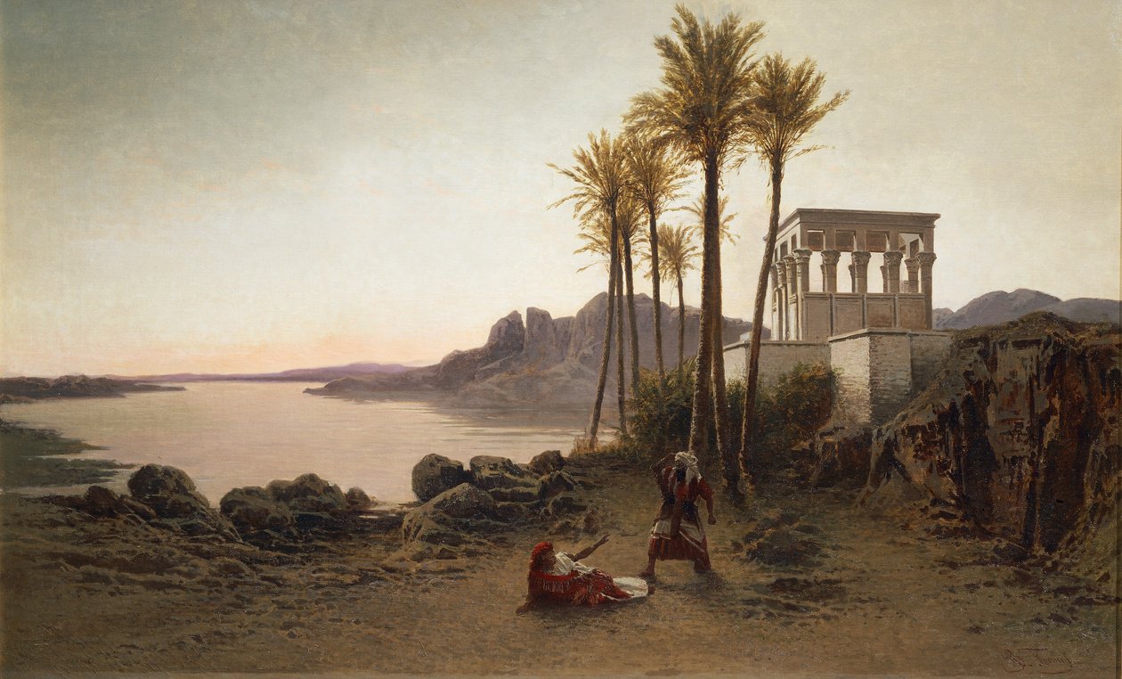 مشهد من عايدة لجوزيب فيردي ، لوحة لأخيل فورميس (1832-1906) ، إيطاليا بواسطة Achille Formis Befani