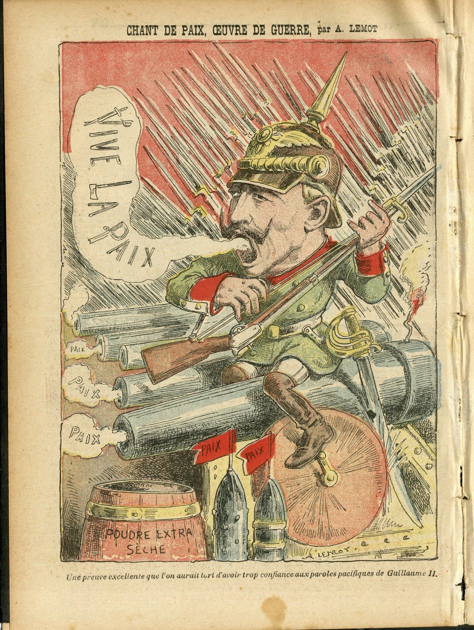 Illustration of Achille Lemot (1846-1909) in Le Pelerin بواسطة أشيل ليموت