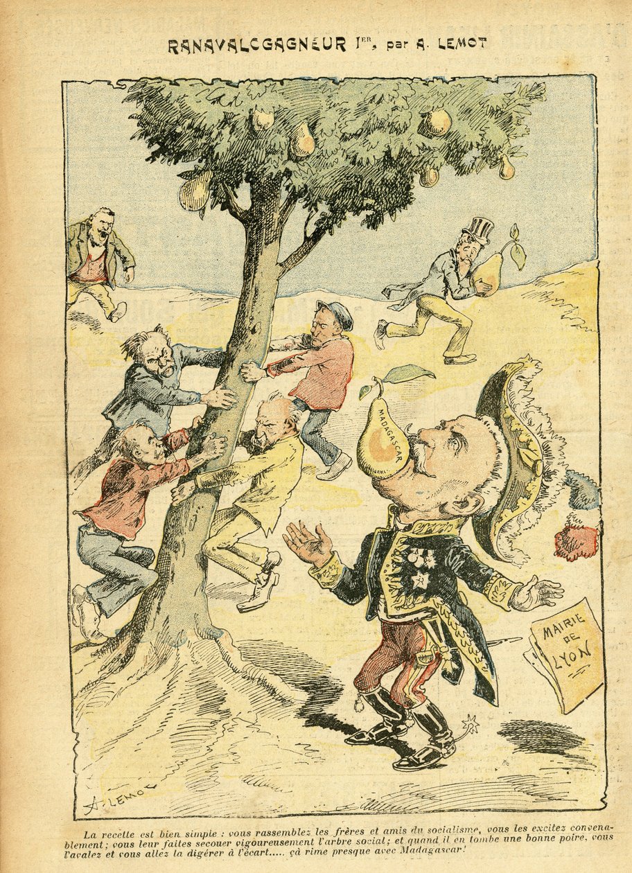 رسم توضيحي لأخيل ليموت (1846-1909) في لو بيليرين بواسطة أشيل ليموت