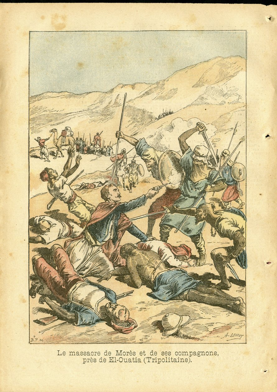 رسم توضيحي لأخيل ليموت (1846-1909) في لو بيليرين بواسطة أشيل ليموت