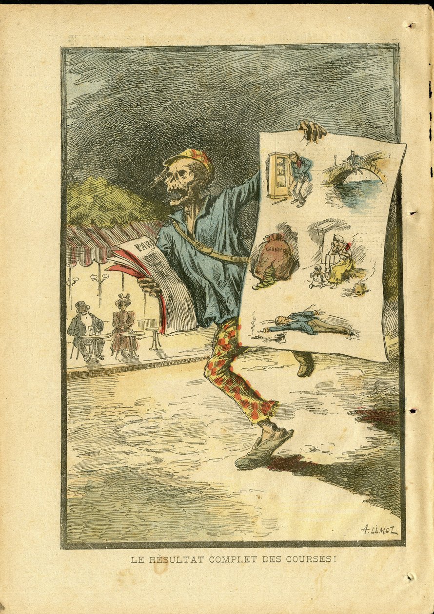 رسم توضيحي لأخيل ليموت (1846-1909) في لو بيليرين بواسطة أشيل ليموت