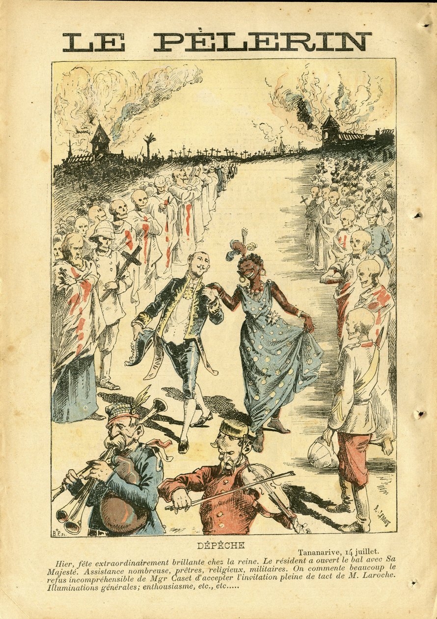 رسم توضيحي لأخيل ليموت (1846-1909) في لو بيليرين بواسطة أشيل ليموت