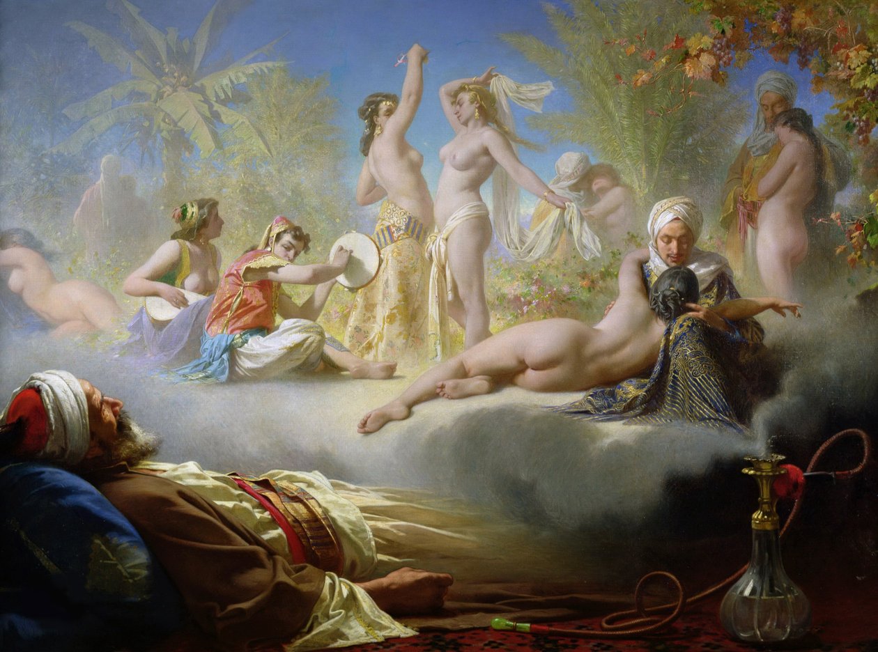 حلم المؤمن ج. 1870. بواسطة Achille Zo